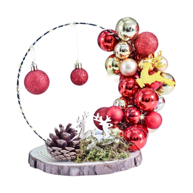 Corona de Navidad perfecl Decorativa Estatua para Sala de Estar