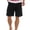 Blk-Wht-Rd, variant on Mens Swim Trunks with Compression Lining - Quick Dry Microfiber Swim Shorts Bathing Suit - Mens Board Shorts Swimwear-5114-Rd-Blk-2XL