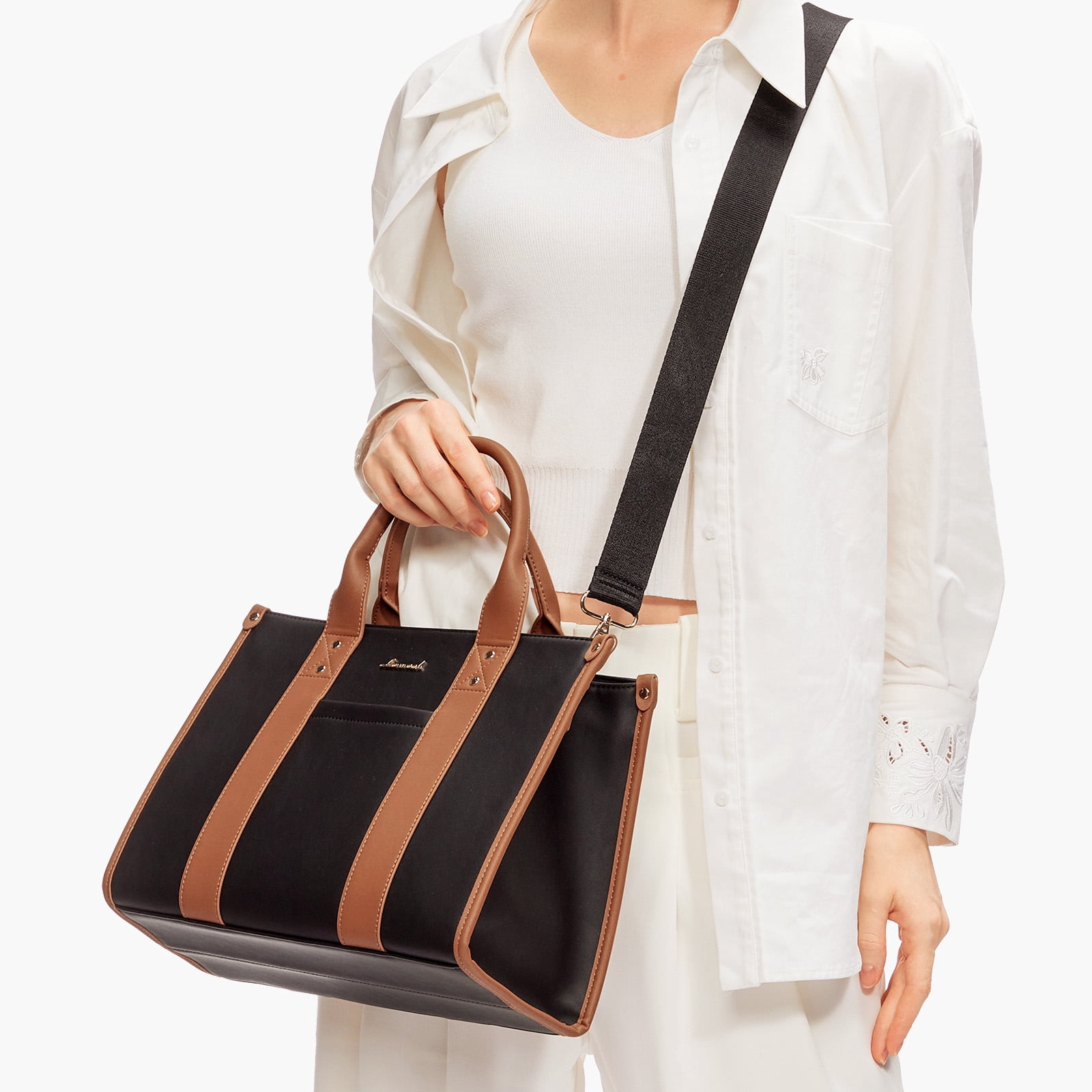 Lovevook Purse and Handbags,Vegan Leather Tote Bag for Women, Zipper Satchel Shoulder Bag Crossbody Bag for Daily
