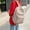 Beige, variant on Corduroy Backpack, with Adjustable Shoulder Straps Casual Lightweight School Bag with Front Pocket & Zipper Closure, Beige