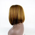 thumbnail image 5 of Peluca de cabello humano prepeinado, peluca de cabello brasileño para mujer, sin adhesivo, adecuada para mujeres negras con pelo de bebé, 13,7 pulgadas, 5 of 5