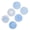 White and Blue, variant on Printed Pattern Silicone Coasters Elegant Nonslip Round Cup Mat Pad for Coffee Beverage Use Kitchen Tool