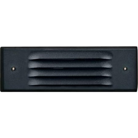 

Dabmar Lighting LV-LED615-B 2 x 3.2W & 12V Bay-LED Recessed Louvered Down Brick Step & Wall Fixture - Black Cover