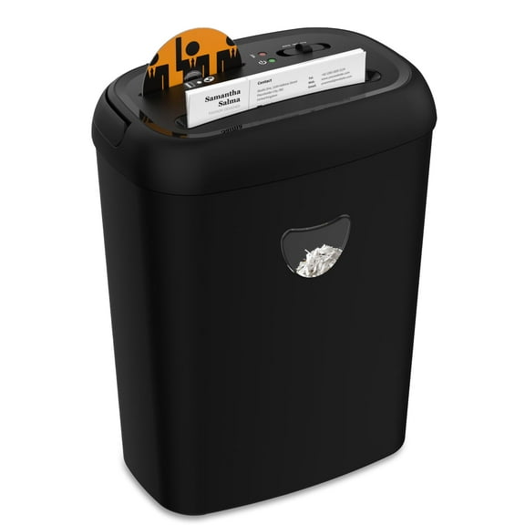 Woolsche 14-Sheet Cross Cut Paper Shredder,Compact for Home and Office Use.