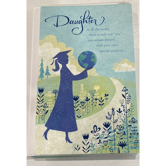 Inspirational Graduation Card for Daughter – “There is Only One You” Message – Encouraging Design – Perfect for Celebrating Achievements and Milestones