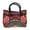 Pink, red multi, variant on Chic & Beautifully Embroidered Red & Green Flower Garden Handbag