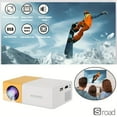 thumbnail image 6 of Mini Android LED Projector, 1080P Supported Portable Outdoor Movie Projector With Bluetooth, 300" Display, 400-600 Lumens, Built-in Speaker For Home Theater, Camping, Backyard, Office Presentations, 6 of 9
