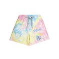 thumbnail image 5 of Boys Lie Women's Get Lucky Rainbow Tie Dye Fleece High Rise Sweat Shorts (X-Small, Rainbow), 5 of 8