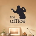 thumbnail image 3 of Dwight Schrute Silhouette The Office TV Show Series Quote Wall Stickers Decor Design for Boys/Girls Bedroom Entertainment Fans Rooms Home Art Mural Decals Wall Art Vinyl Decoration Size (30x30 inch), 3 of 3