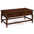 thumbnail image 1 of Leick Home Table Basse à Deux Tiroirs Stratus en Cerisier de Bois de Coeur, 1 of 7