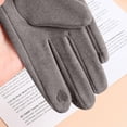 thumbnail image 3 of Penkiiy Winter Gloves for Women Women Winter Gloves Warm Touchscreen Gloves Windproof Gloves For Women Girls Winter Using Gray Gloves, 3 of 7