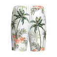 thumbnail image 5 of Naloa Vintage Palm Trees Men's Short Pajama Pants, Lounge Comfort Shorts with Elasticized Waistband and Side Pockets - Small, 5 of 9
