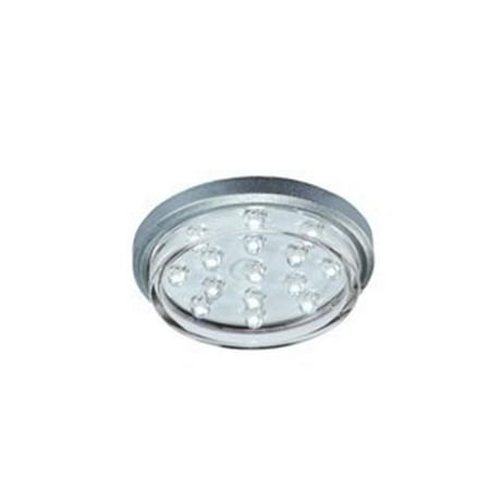 

Jesco Lighting H-SL47-12V-R-S LED Flush Mount- Matte Silver Finish with Clear Glass