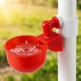 thumbnail image 4 of Tong Automatic Chicken Waterer Cups Farming Design Drinking Bowls For Poultry Goose Bunny Bird With Installing Drill, 4 of 6