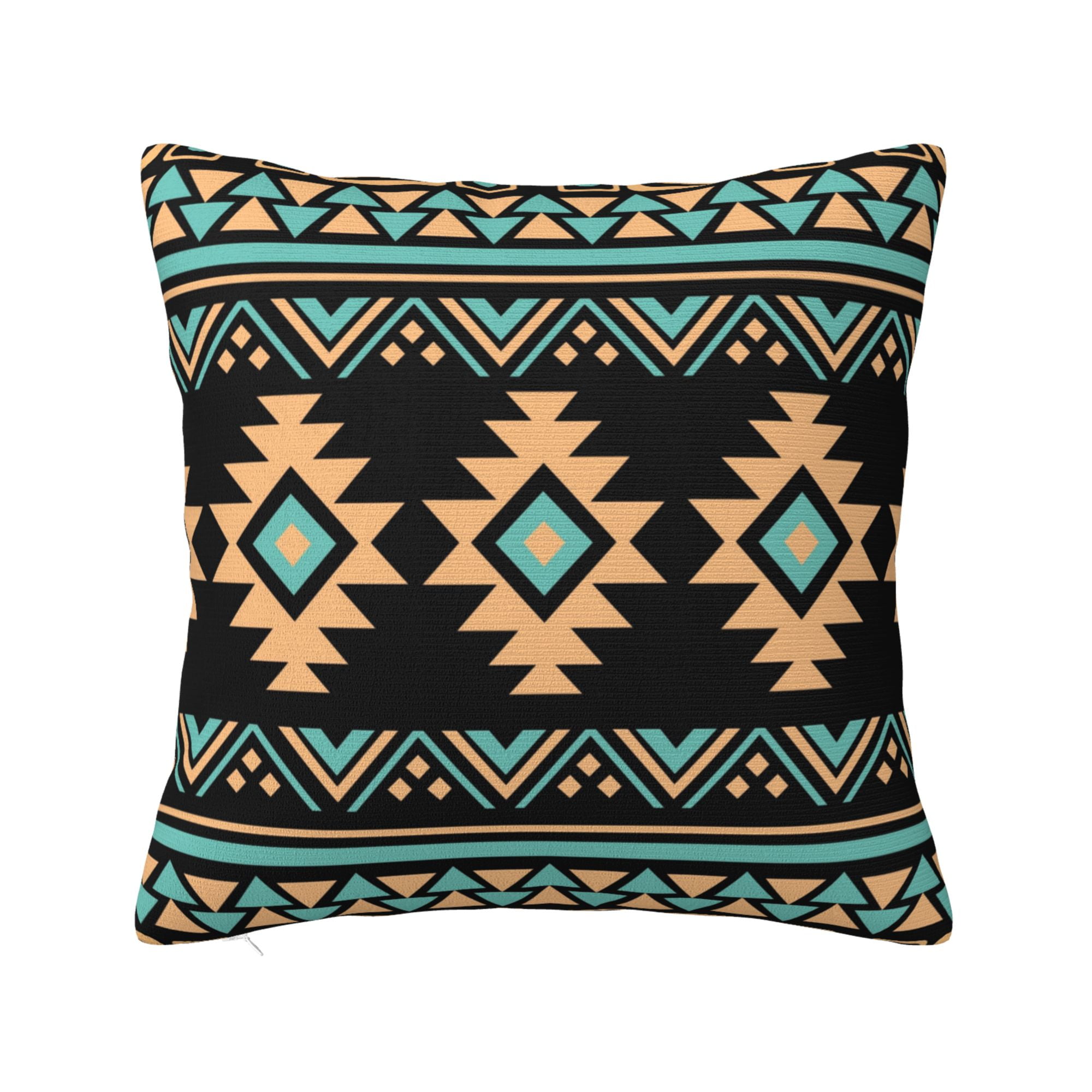ZICANCN Vintage Aztec Tribal Style Throw Pillow Covers, Bed Couch Sofa