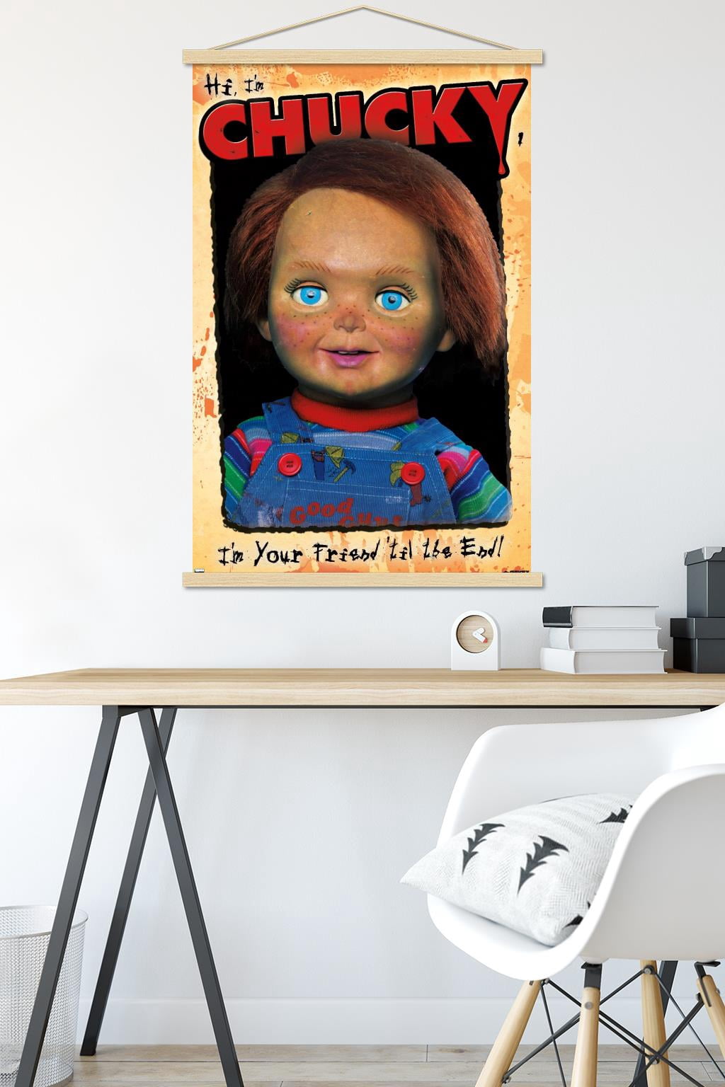 Child's Play 2 - Portrait Wall Poster with Magnetic Frame, 22.375" x 34"