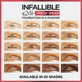 thumbnail image 3 of L'Oreal Paris Infallible Pressed Powder, Beige Sand-190, 0.31 oz, 3 of 13