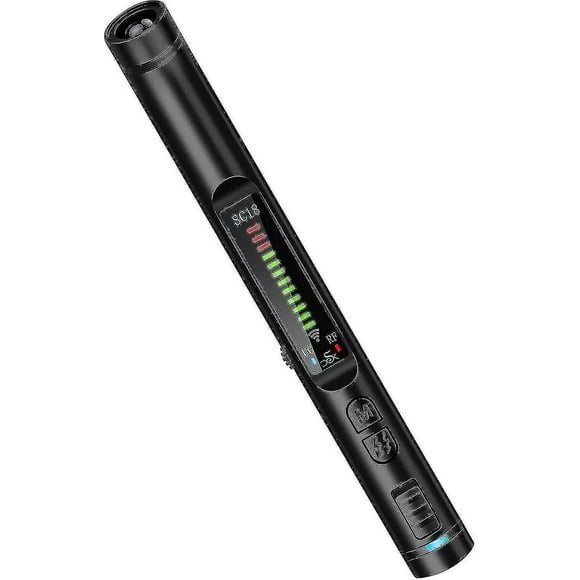 Detector, GPS tracker detection, RF signal scanner with wide frequency range from 1m to 8g Hz and 12