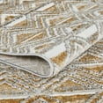 thumbnail image 4 of Loomaknoti Alanzo Alemza 6' x 9' Geometric Indoor Area Rug , Beige/Cream, 4 of 9