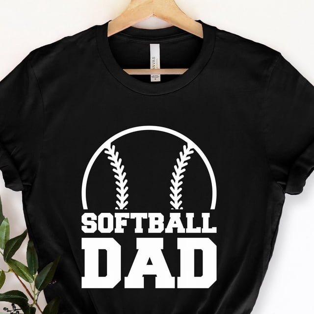 T-Shirt de Softball Papa comme un Papa de Baseball Unisexe P-5TG