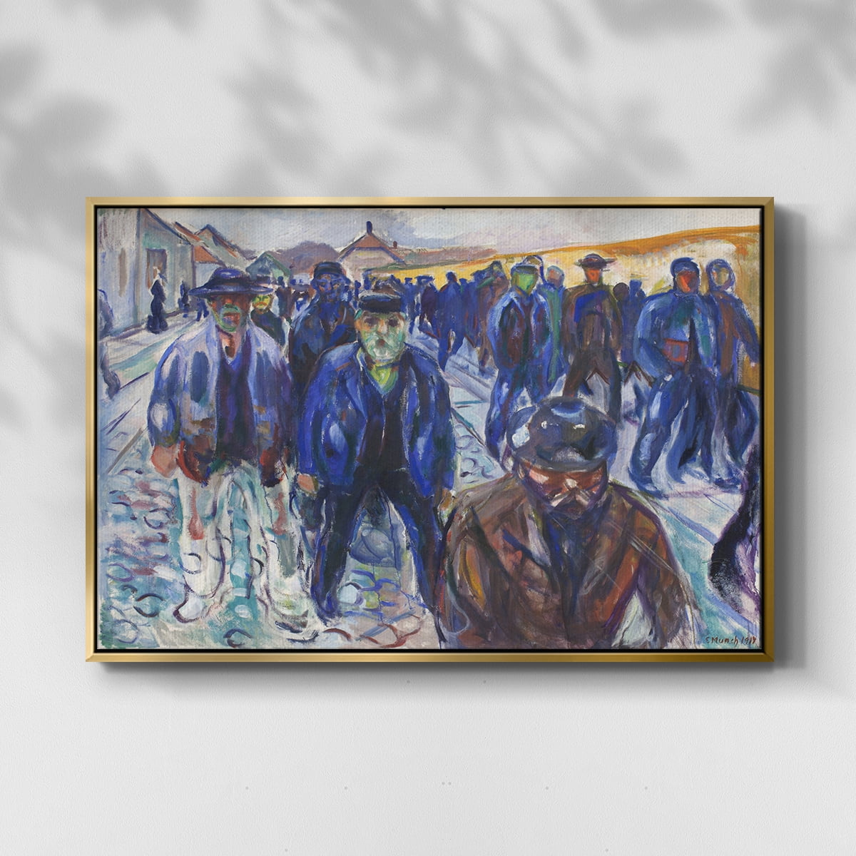 Vintage Landscape-CCCIII By Wexford Home Framed in Gold Wood Gallery Wrapped Canvas 25 in. x 37 in.