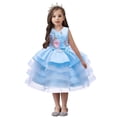 thumbnail image 3 of Flower Girls Dress for Wedding Children's Embroidery Ruffle Party Easter Tutu Dress, 3 of 6