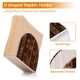 thumbnail image 5 of Yayeee Napkin Holder for Table Set of 2 Kitchen Paper Tissue Organization, Brown Tribal Pattern, 5 of 8