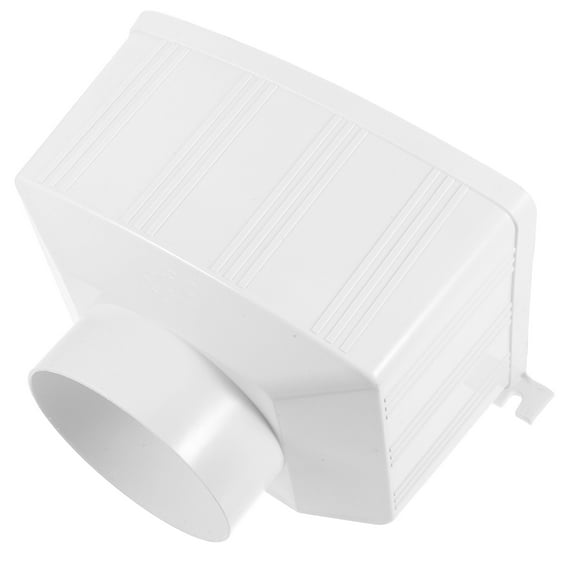 WORGEOUS  Rain Gutter Downspout Drop Outlet Water Diverter Plastic White