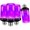 Purple, variant on Hompavo 【Upgraded】 LED Flame Light Bulbs, 4 Modes Flickering Light Bulbs with Upside Down Effect, E26/E27 Flame Bulb for Halloween Christmas Party Patio Porch Home Indoor & Outdoor Decorations - 2