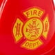 thumbnail image 2 of Casco de bombero Dress Up America Fireman para adulto, rojo, 2 of 4