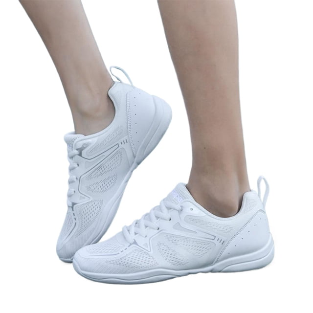 Tenis Zapatos Baile Cheer Porristas para Mujeres Niñas Blanco