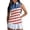 American Flag, variant on Pzuqiu Blue Marble Print Sleeveless Shirts for Women Athletic Golf Polo Shirts Size XS Comfortable Trendy Pullover Workout Tops Casual Outfits Fashion Clothing for Daily Wear