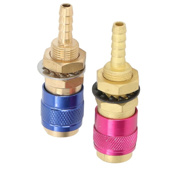 Water Gas Quick Connector, Portable Stable Quick Connection Brass Quick Water Cooled Gas Adapter Abrasion Resistance For DB For TIG M66mm