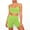 Green, variant on Women's Workout Clothing Wireless Push-Up Bra and Underwear Set Sports And Fitness Beautiful Back Comfortable Elastic Slim Shorts S