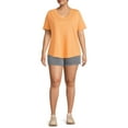 thumbnail image 2 of Terra & Sky Women’s Plus Size Terry Cloth Shorts, 2 of 5