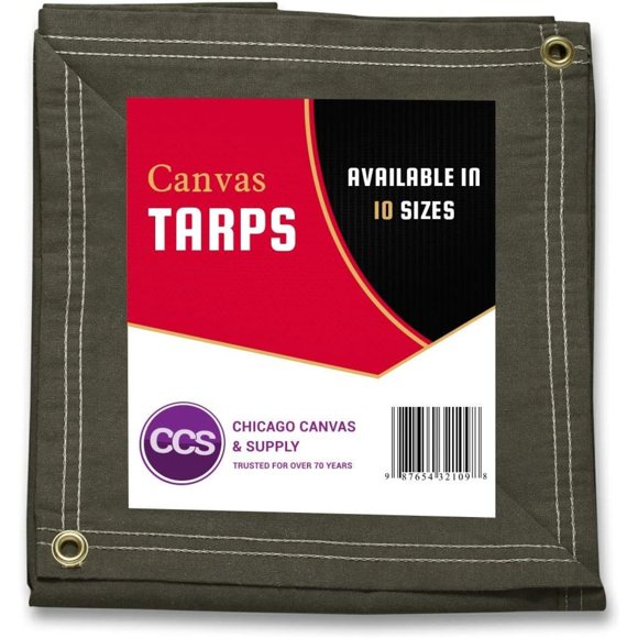 Waterproof Canvas Tarps Heavy Duty