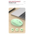 thumbnail image 2 of Dual Mode Wireless BT Mouse 1600 DPI 2.4G Ergonomic Optical Mouse Rechargeable Silent Gaming Mouse For Laptop Desktop, 2 of 9