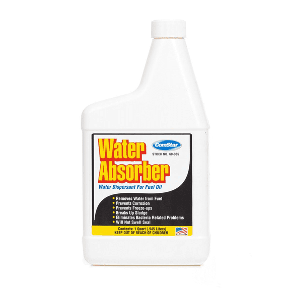 ComStar Water Absorber 1 qt Heavy-Duty Fuel Oil Dispersant, Diesel Additive