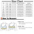 thumbnail image 3 of Xunlbb Best Bras for Women Bras for Women No Underwire Womens Plus Size Bra Post-Surgery Bra Sexy Lace Bra Breathable Comfortable Underwear Sleep Vest(Wine,42) on Clearance, 3 of 9