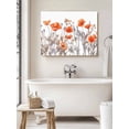 thumbnail image 6 of Orange Spring Floral Wall Art for Living Room,Canvas Picture Wall Decor for Bathroom Bedroom,Watercolor Summer Botanical Painting Artwork for Office Kitchen Hallway Dining Room Home Decor 12"x16", 6 of 8