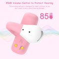 thumbnail image 4 of Auriculares inalámbricos BANIGIPA Kids Bluetooth 5.4 con micrófono y funda, 4 of 9