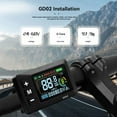 thumbnail image 3 of LCD-GD02 Electric Bike LCD Display Meter Dashboard Display Panel 24V 36V 48V 52V 60V for Electric Scooter 5PIN, 3 of 8