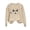 ZA-Beige-wiyuqeen crewneck sweatshirt, variant on Wiyuqeen Halloween Ghost Sweatshirts for Women Round Neck Long Sleeve Casaul Loose Pullover Lightweight Gnome Graphic Sweat Shirts
