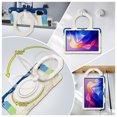 thumbnail image 4 of FJLBDE Case for Xiaomi Redmi Pad 2 2025 11 inch with 360 Kickstand, Shoulder Strap Carrying Protective Cover, Multicolor Blue, 4 of 6