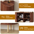 thumbnail image 3 of Kojooin 47 in Mid-Century Modern Sideboard Buffet Cabinet with Sliding Door Storage for Kitchen or Entryway, 3 of 9