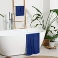 thumbnail image 4 of BELIZZI HOME Ultra Soft 3 Pack Cotton Towel Sets - 1 Pc Bath Towel 28x55 inch, 1 Pc Hand Towel 16x24 inch & 1 Pc Wash Coth 12x12 inch. For Everyday Use, Compact & Light Weight - Navy Blue, 4 of 6