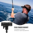 thumbnail image 3 of HAMPPLIES Kayak Fish Finder Mount Black Plastic Holder with Stable 360 Degree Rotating Bracket for Boats, 3 of 8