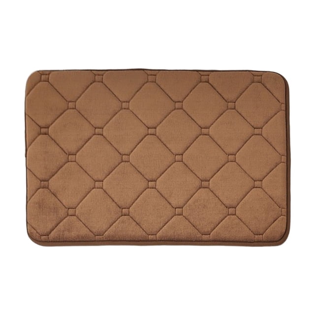 Birdeem Rugs Ultra Absorbent Non-Slip Memory Foam Machine Washable Soft Velvet Bath Mats Floor Mat Easier To Dry for Bathroom Floor