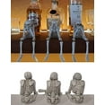 thumbnail image 6 of Halloween Decorations Indoor Skeleton Statues See Speak Hear No Evil Figurines for Mantel Table - Realistic Resin Skull Spooky Gothic Home Decor, 6 of 9