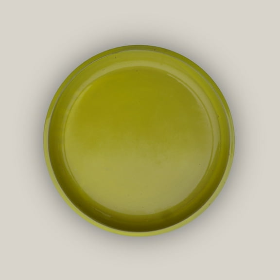 Round | Yellow Ceramic Plant Saucer | High Fired Ecofriendly Clay - Sizes 8"-24" - FREE SHIPPING (9.5"W, Yellow)